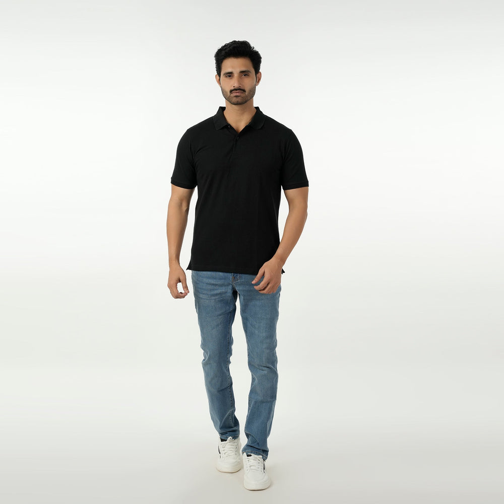 Eminent Men's Basic Polo T-Shirt - Black, Men's T-Shirts & Polos, Eminent, Chase Value