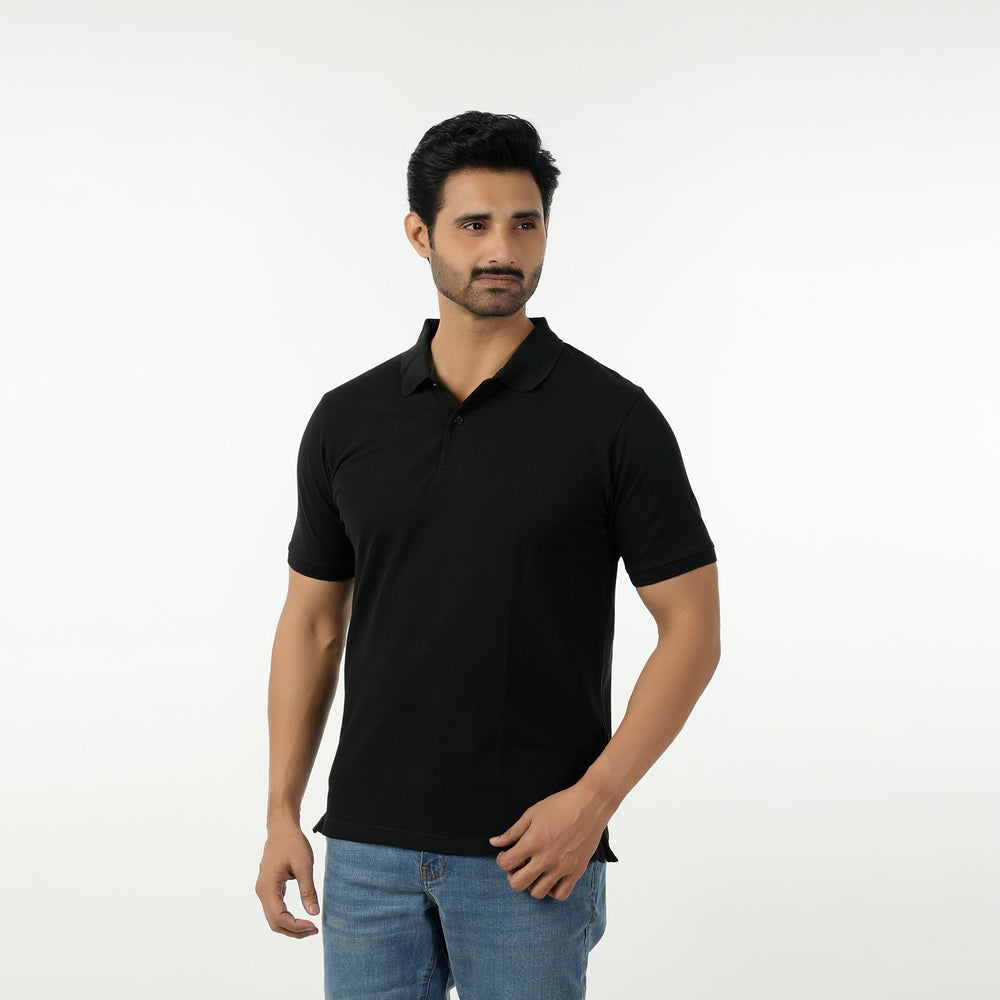 Eminent Men's Basic Polo T-Shirt - Black, Men's T-Shirts & Polos, Eminent, Chase Value