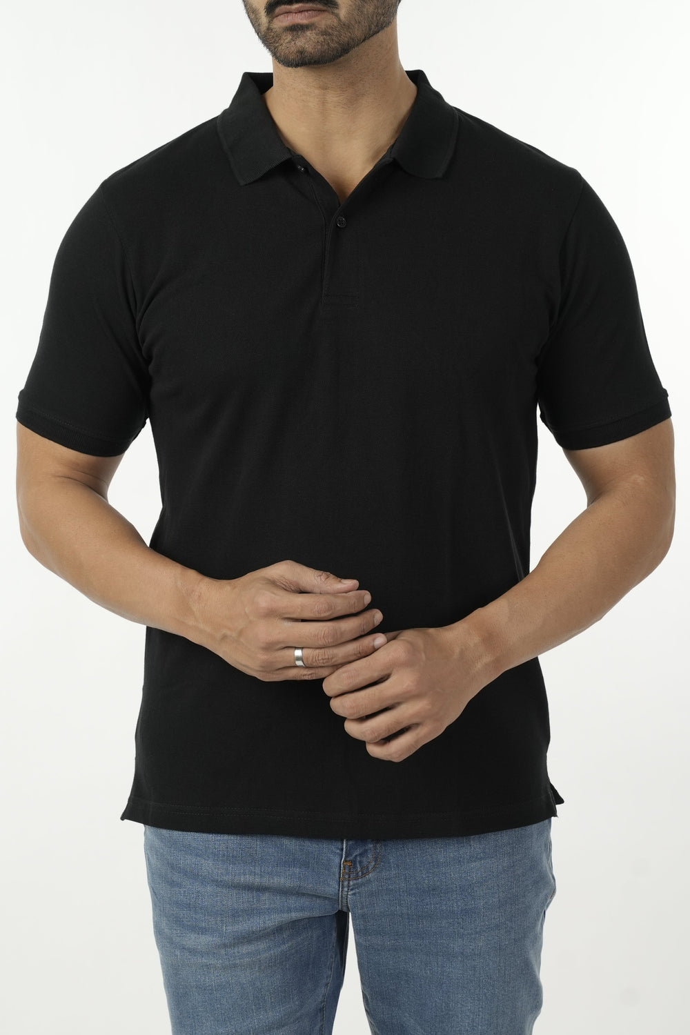 Eminent Men's Basic Polo T-Shirt - Black, Men's T-Shirts & Polos, Eminent, Chase Value