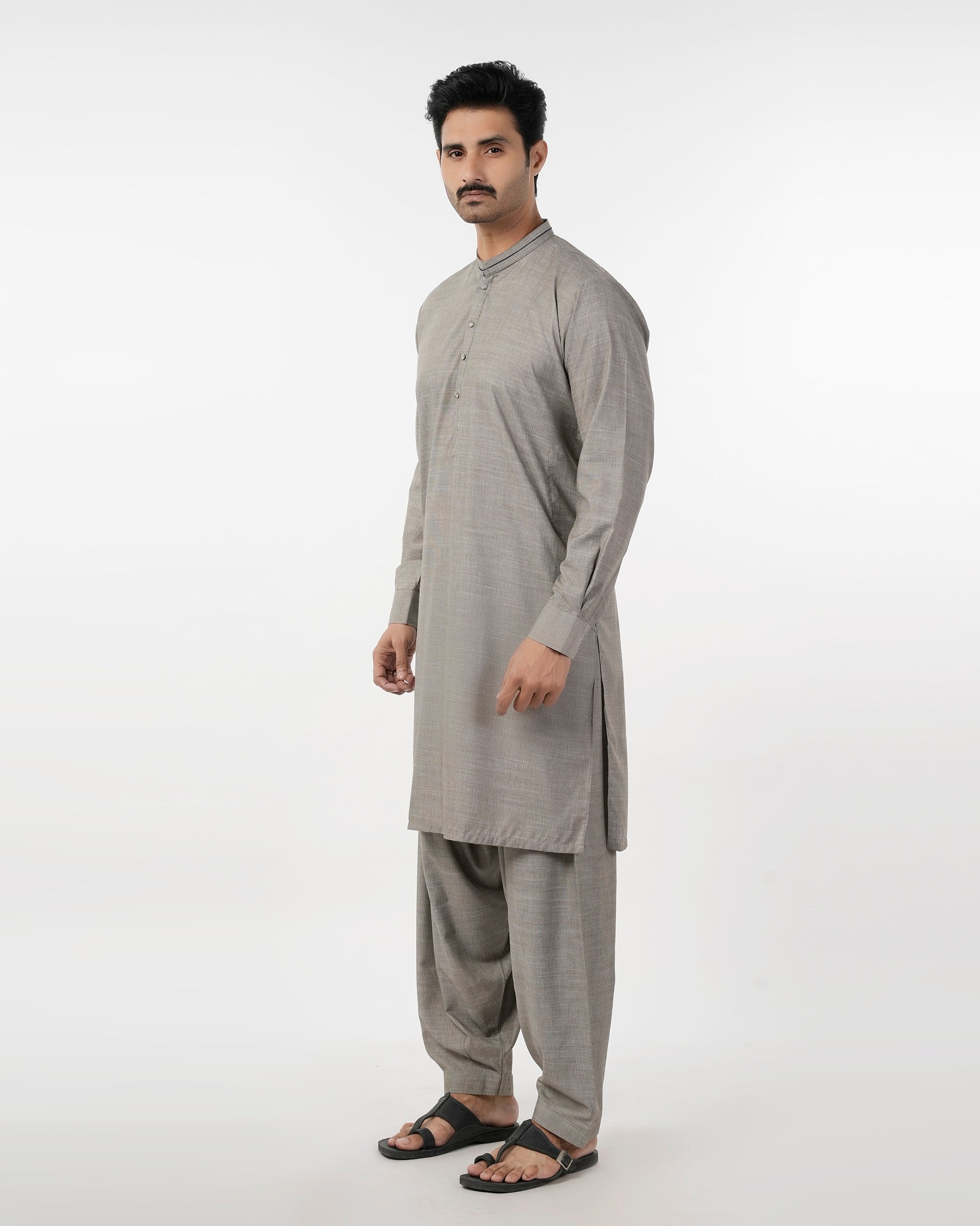 Eminent Men's Kurta Shalwar Suit - Olive Green, Men's Shalwar Kameez, Eminent, Chase Value