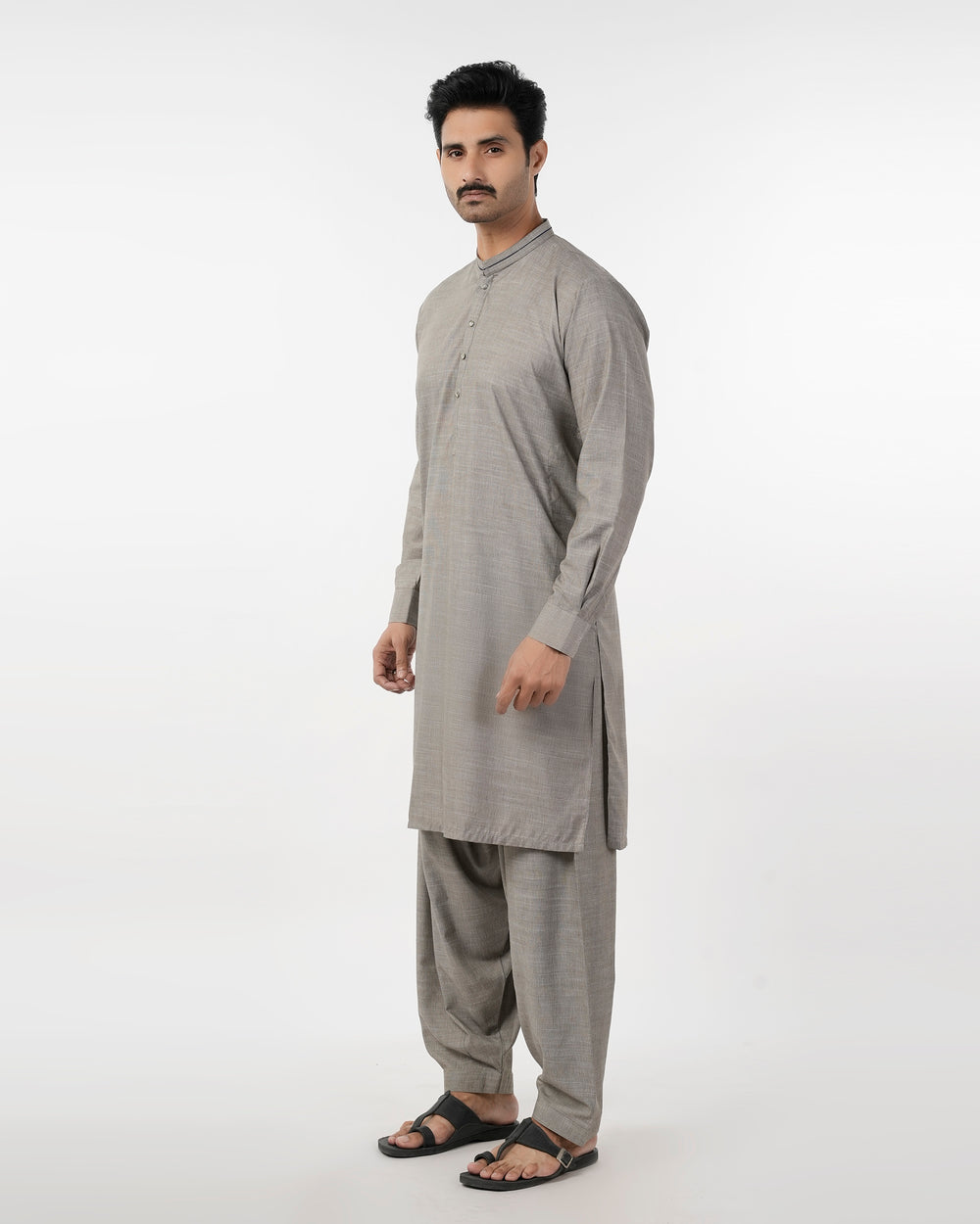 Eminent Men's Kurta Shalwar Suit - Olive Green, Men's Shalwar Kameez, Eminent, Chase Value