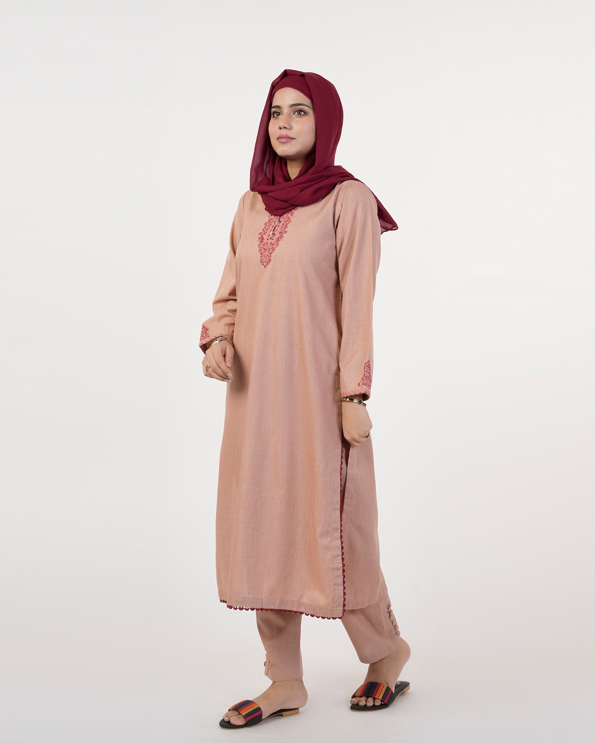 Eminent Women's Embroidered 02 Pcs Suit - Mustard, Women Shalwar Suits, Eminent, Chase Value