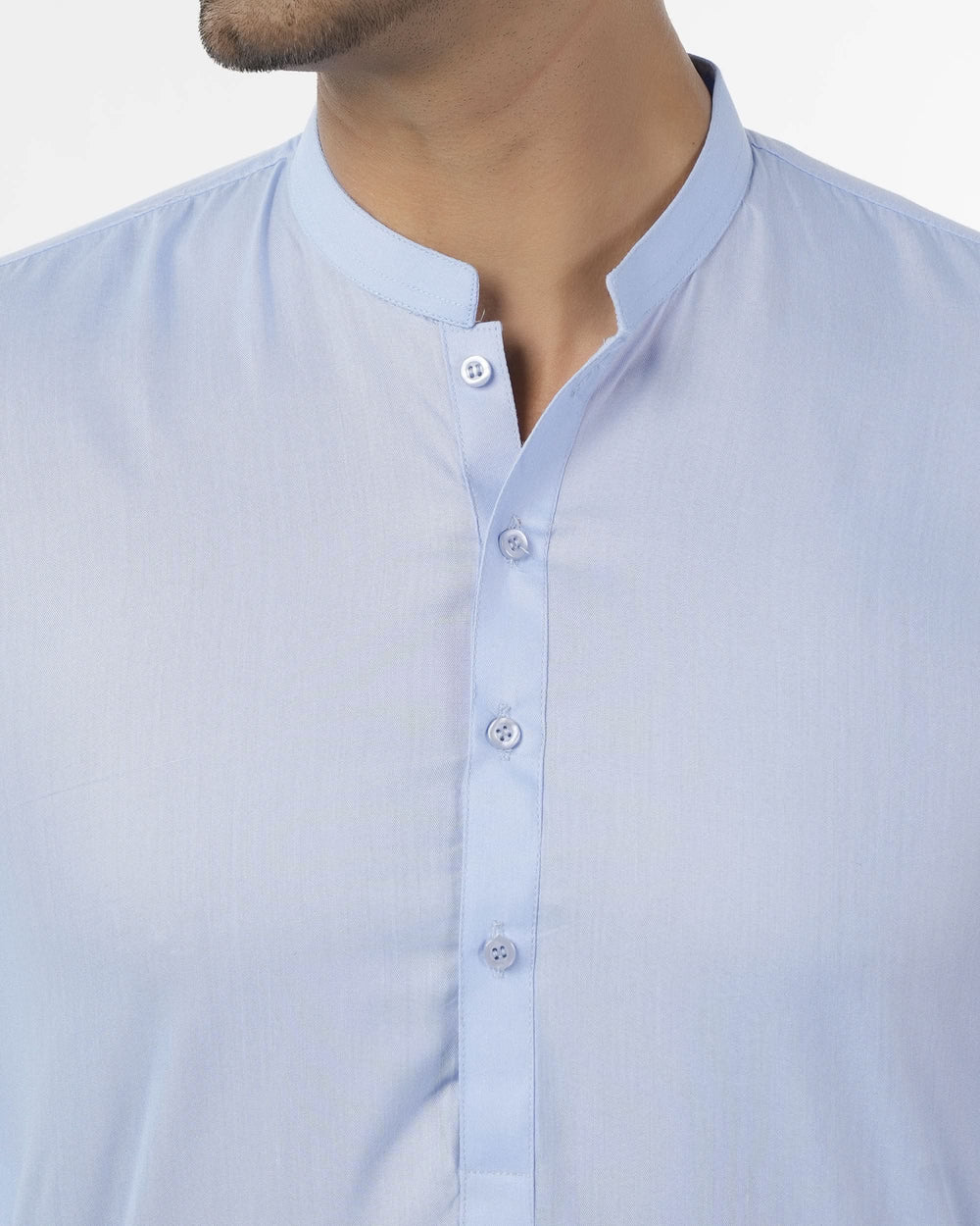 Men's Slim Fit Kurta Shalwar Suit - Sky Blue, Men's Shalwar Kameez, Chase Value, Chase Value