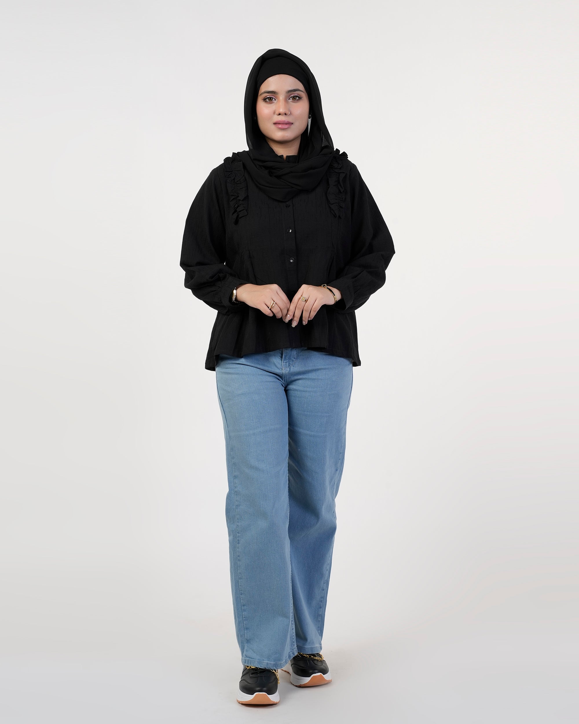 Eminent Women's Causal Shirt - Black, Women T-Shirts & Tops, Eminent, Chase Value