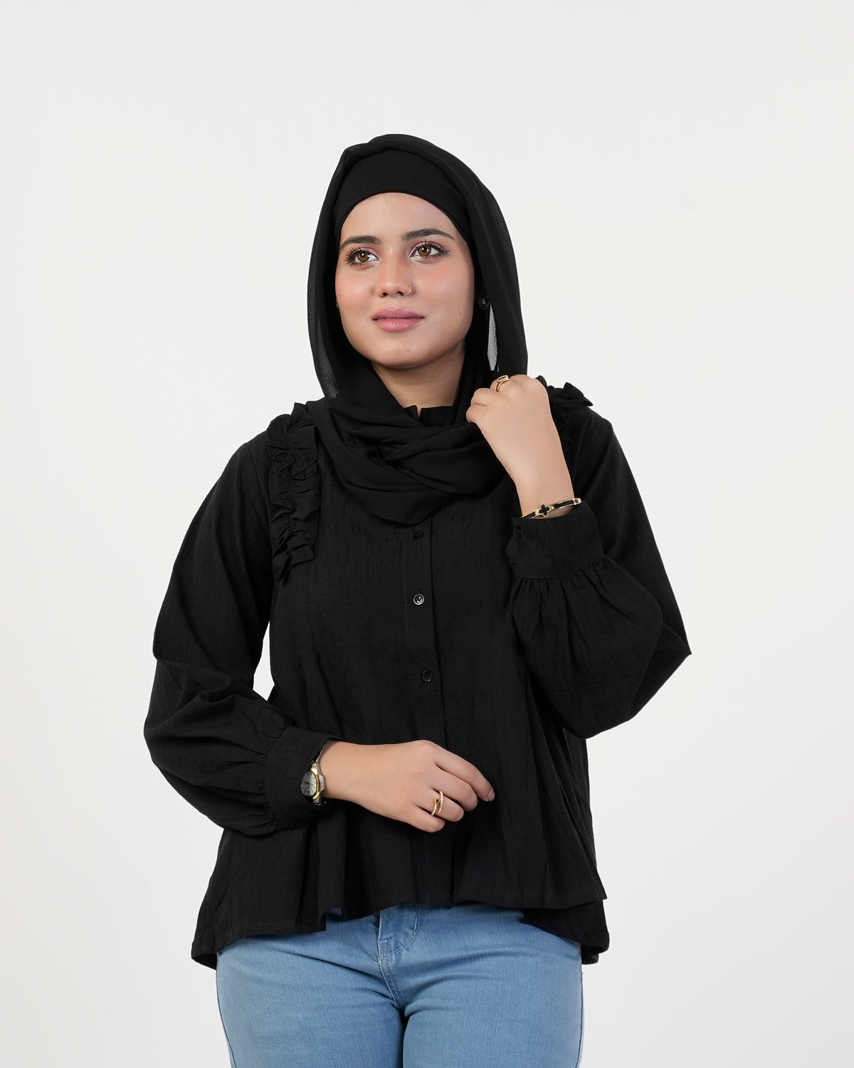 Eminent Women's Causal Shirt - Black, Women T-Shirts & Tops, Eminent, Chase Value