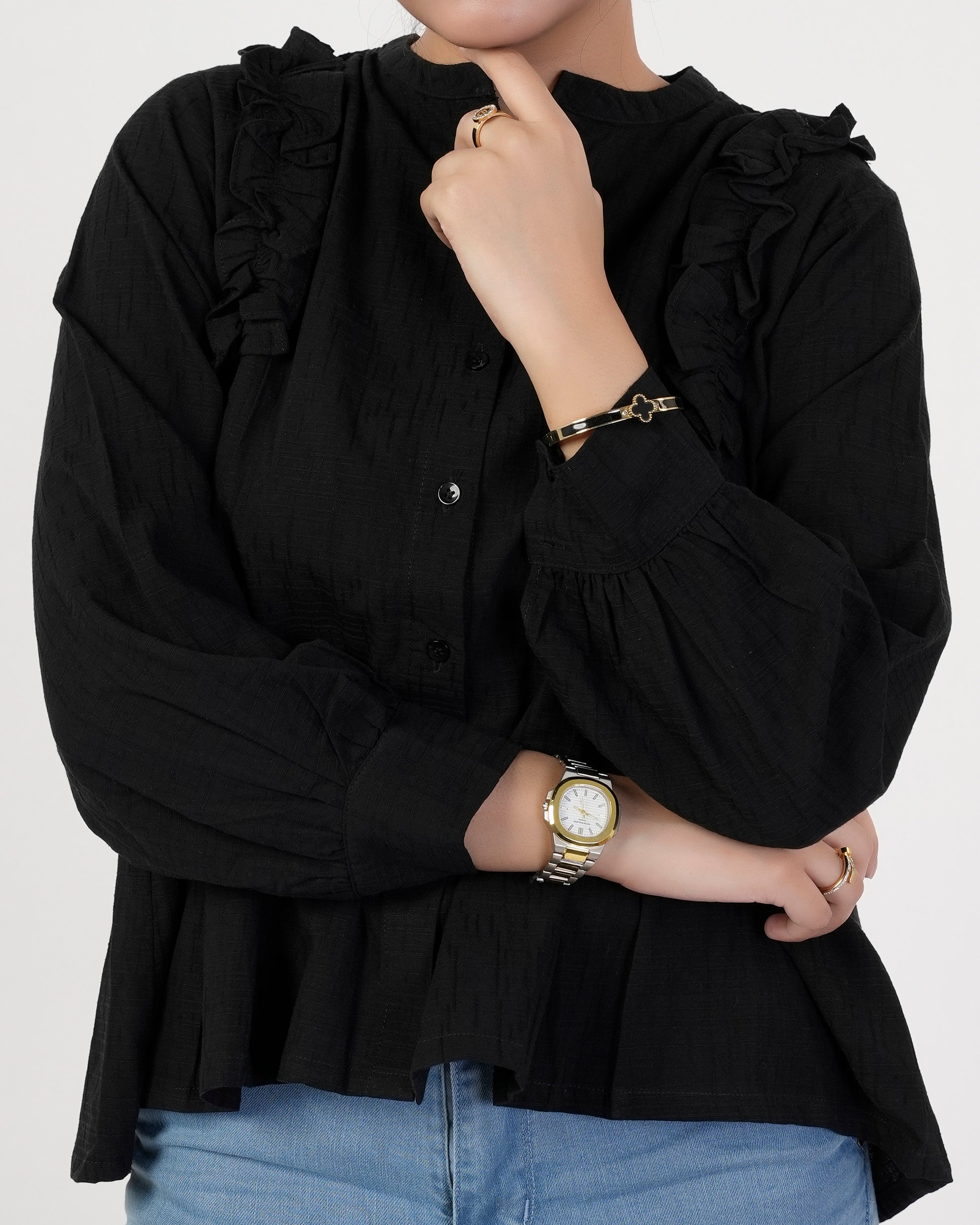 Eminent Women's Causal Shirt - Black, Women T-Shirts & Tops, Eminent, Chase Value