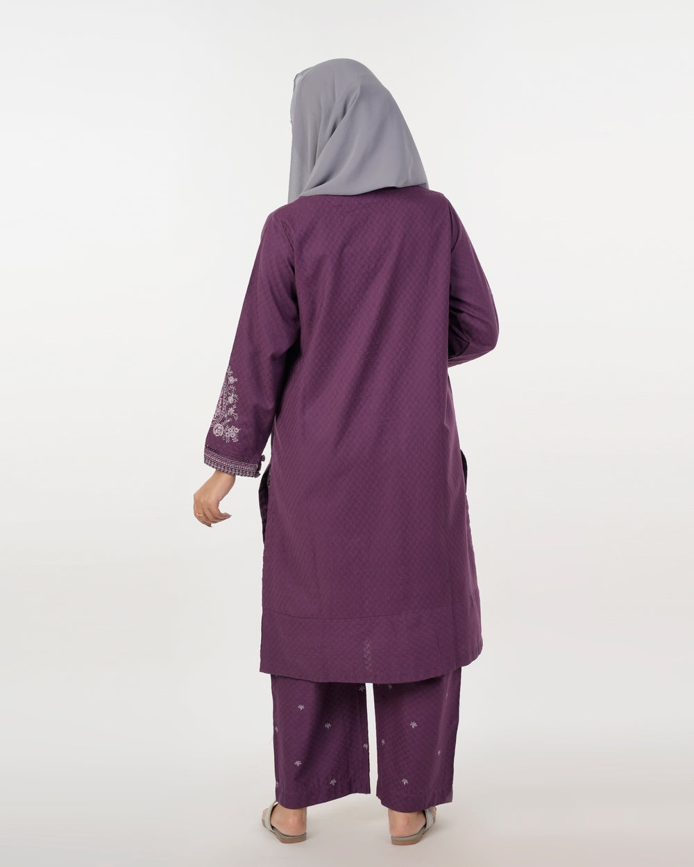 Eminent Women's Embroidered 02 Pcs Shalwar Suits - Purple, Women Shalwar Suits, Eminent, Chase Value