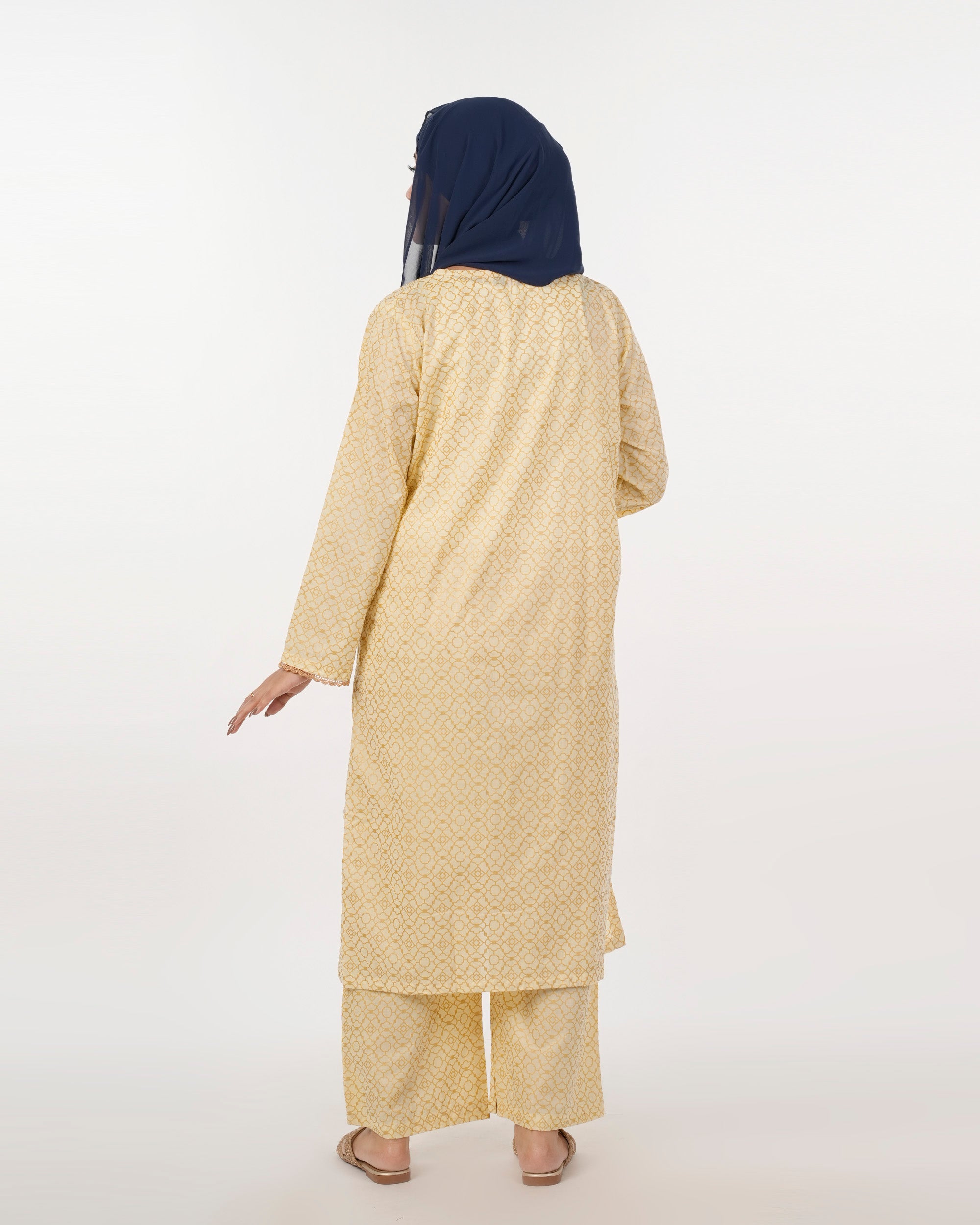 Valuable Women's 2 Pcs Suit - Yellow, Women Shalwar Suits, Chase Value, Chase Value