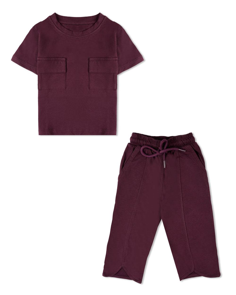 Eminent Girls Co-Ord Set - Mehroon, Girls Co-Ord Suit, Eminent, Chase Value