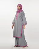 Eminent Women's Embroidered 2Pcs Stitched Suit - Grey, Women Shalwar Suits, Eminent, Chase Value