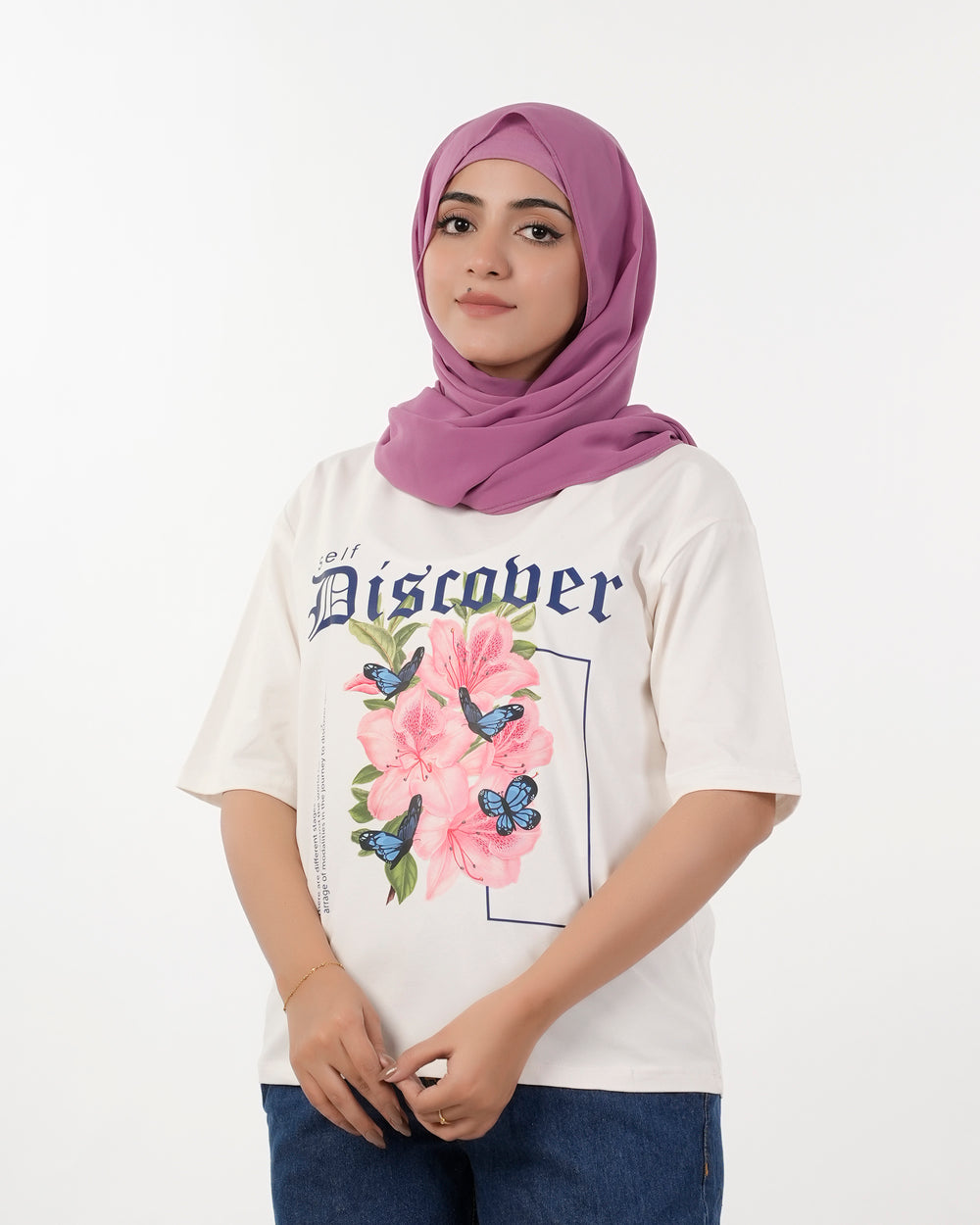 Eminent Women's Printed Half Sleeves T-Shirt - White, Women T-Shirts & Tops, Eminent, Chase Value