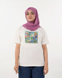 Eminent Women's Half Sleeves Printed T-Shirt - Off White, Women T-Shirts & Tops, Eminent, Chase Value