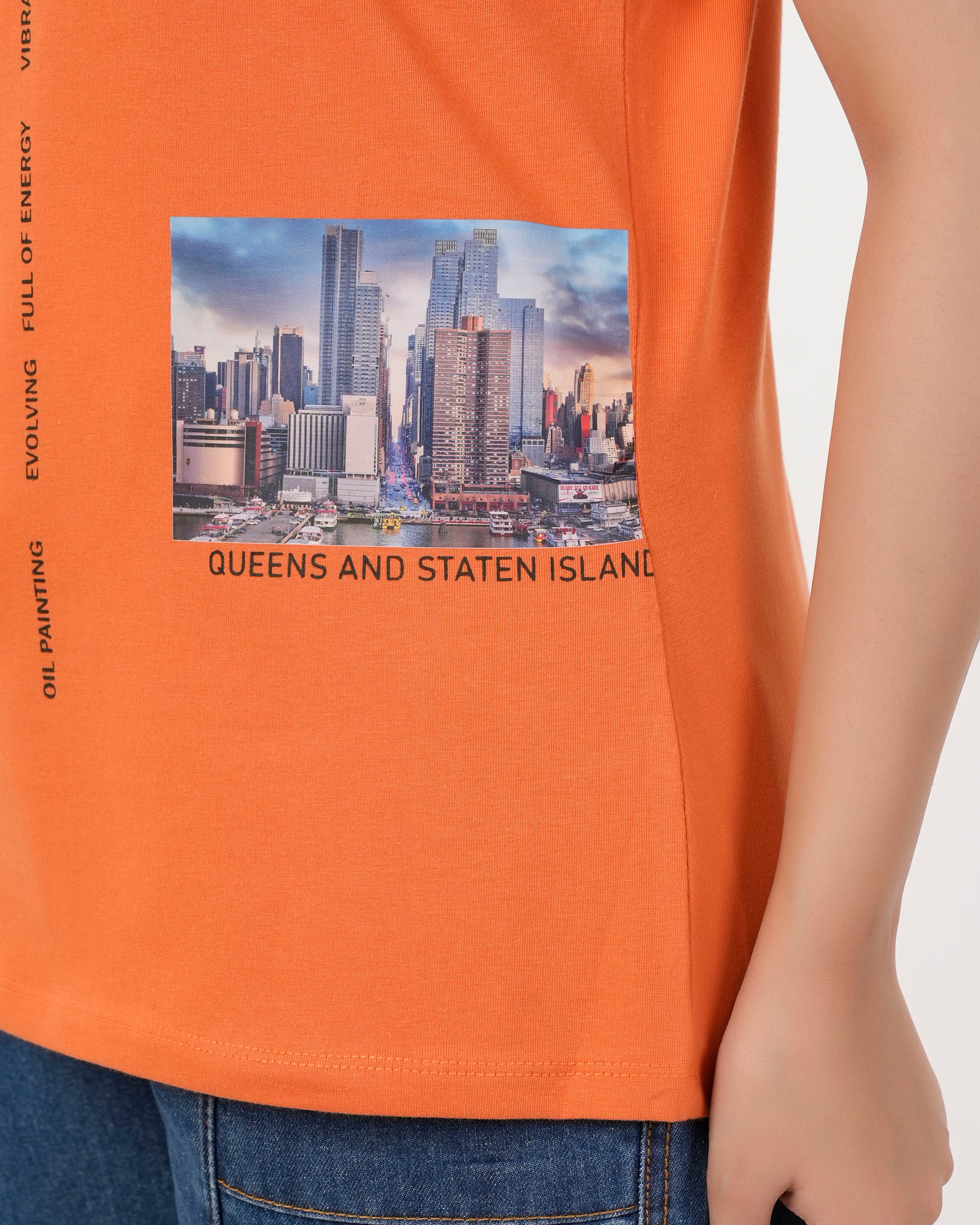 Eminent Women's Half Sleeves Printed T-Shirt - Harvest, Women T-Shirts & Tops, Eminent, Chase Value