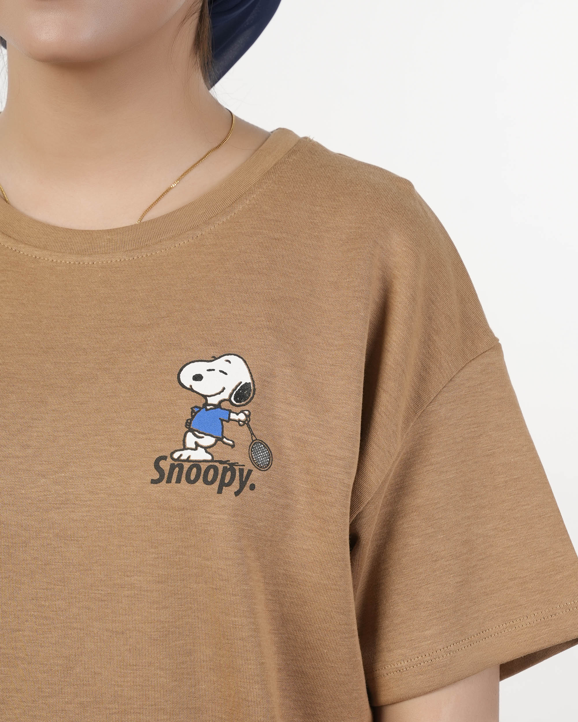 Eminent Women's Half Sleeves T-Shirt - Dark Sand, Women T-Shirts & Tops, Eminent, Chase Value