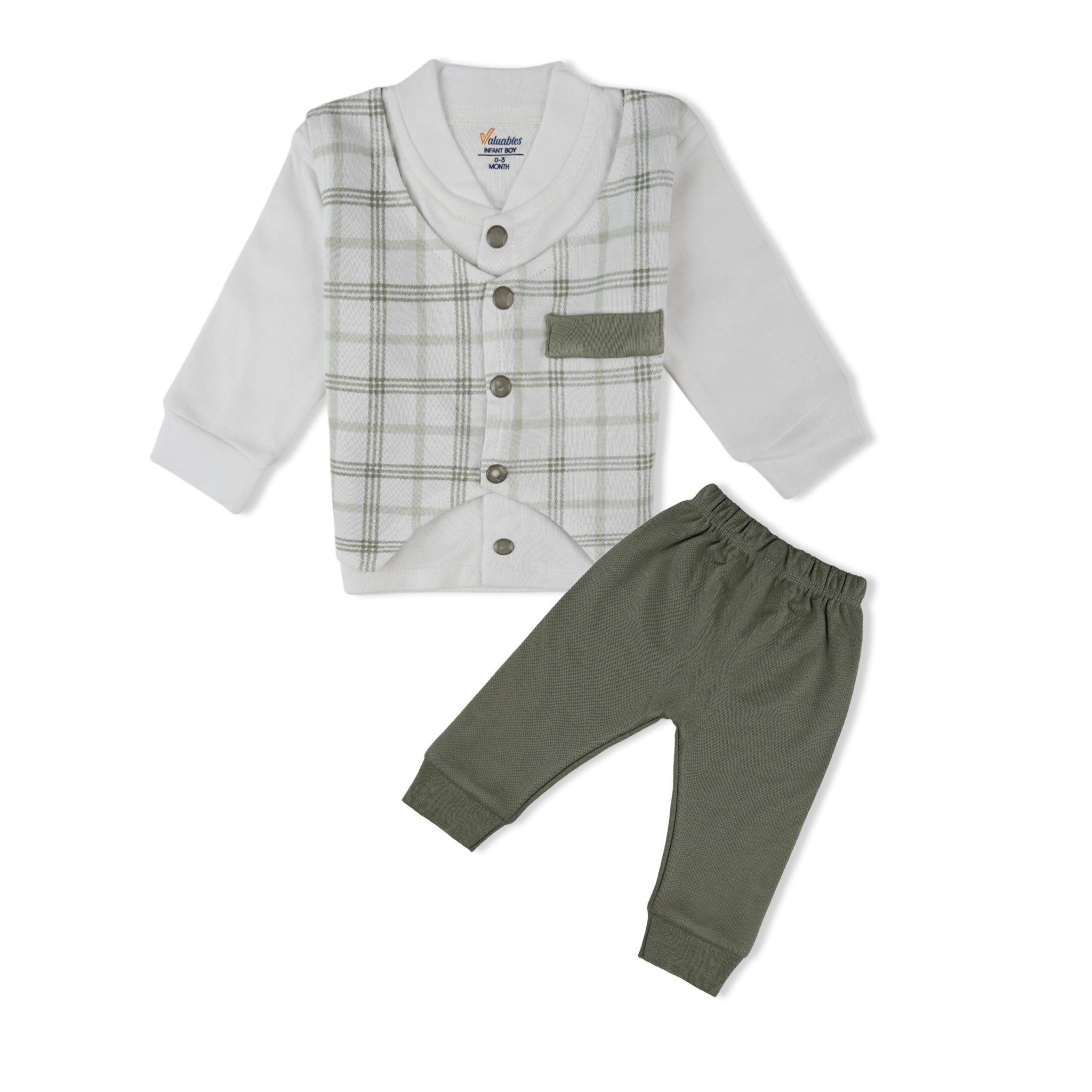 Valuables Newborn Boys Full Sleeves Suits, Newborn Boys Sets & Suits, Chase Value, Chase Value