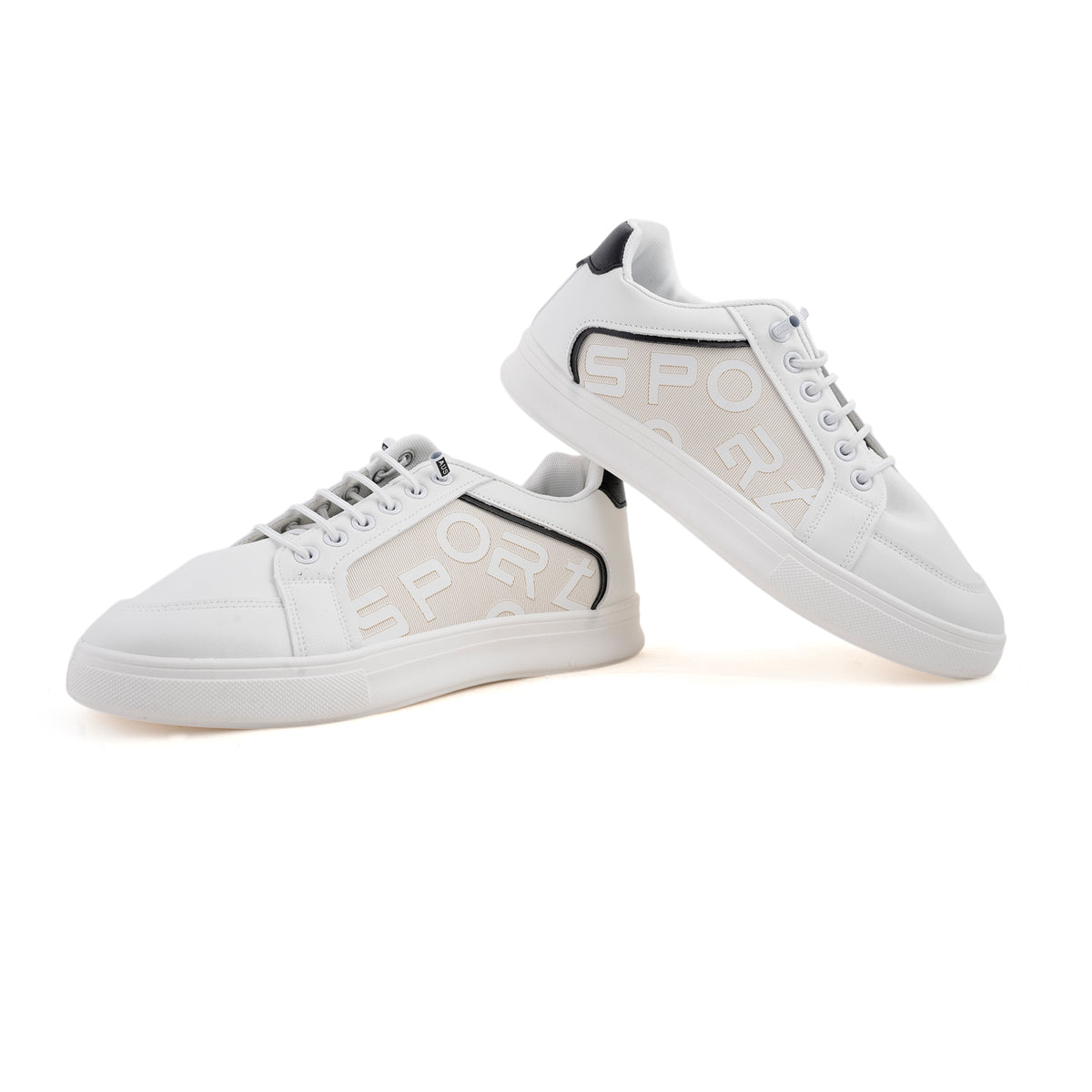 Men's Lace-Up Round Toe Casual Sneakers 902 - Black, Men's Casual Shoes, Chase Value, Chase Value