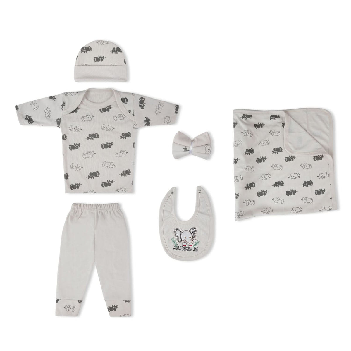 Newborn 9Pcs Hanger Set (Milk, Star, Jungle), Newborn Gift Set, Chase Value, Chase Value
