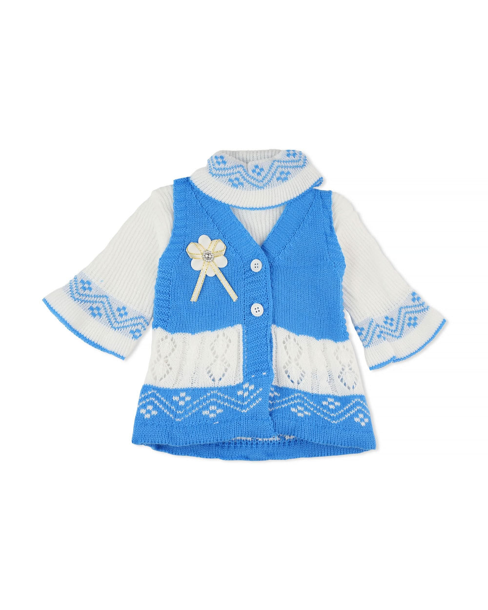 Newborn Girls Irani Suit – 4 Piece Set, Newborn Girls Sets & Suits, Chase Value, Chase Value