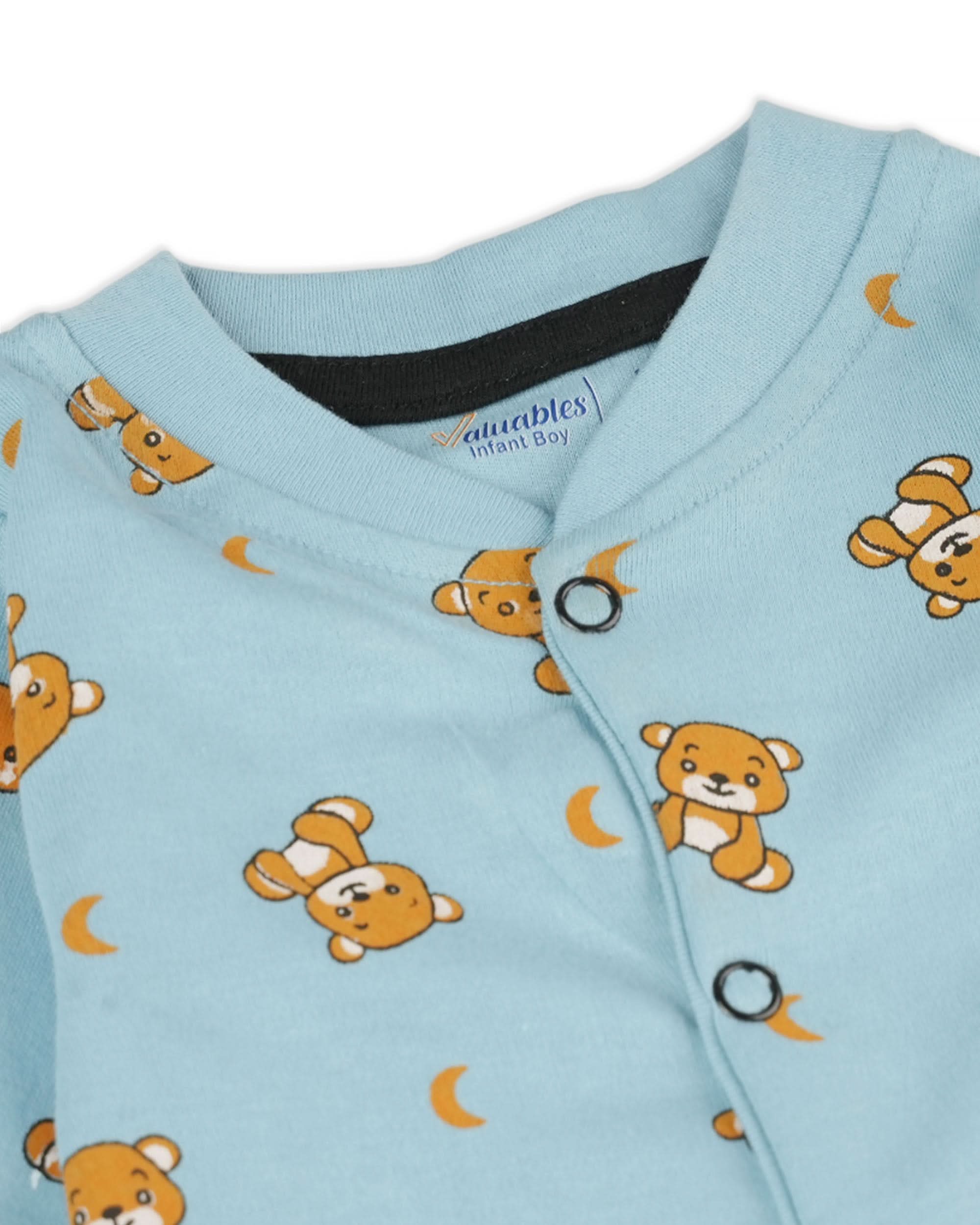 Valuables Newborn Boys Rompers Henley with Socks, Newborn Boys Rompers, Chase Value, Chase Value