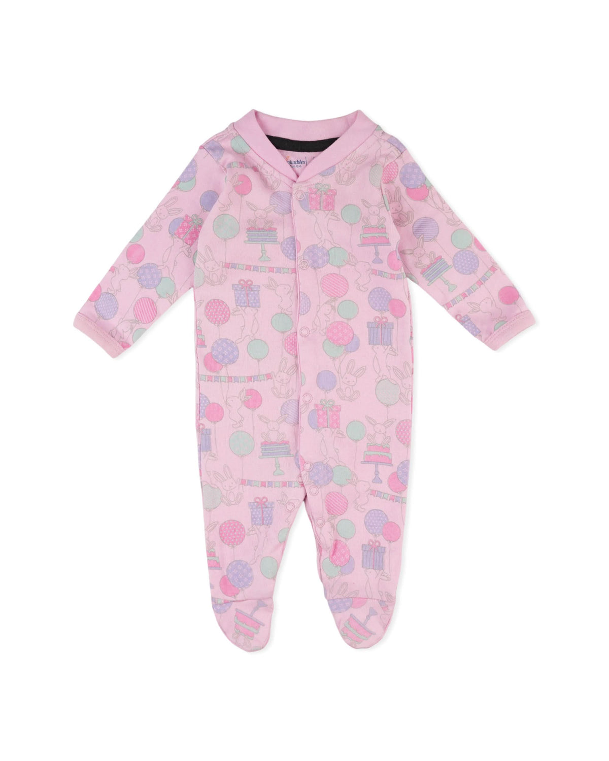 Valuables Newborn Girls Rompers Henley with Socks, Newborn Girls Rompers, Chase Value, Chase Value