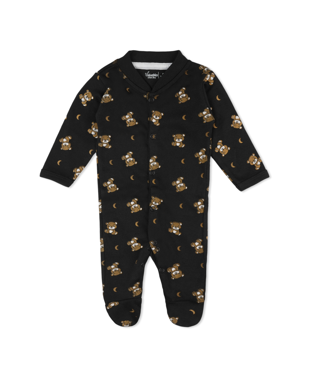 Valuables Newborn Boys Rompers Henley with Socks, Newborn Boys Rompers, Chase Value, Chase Value