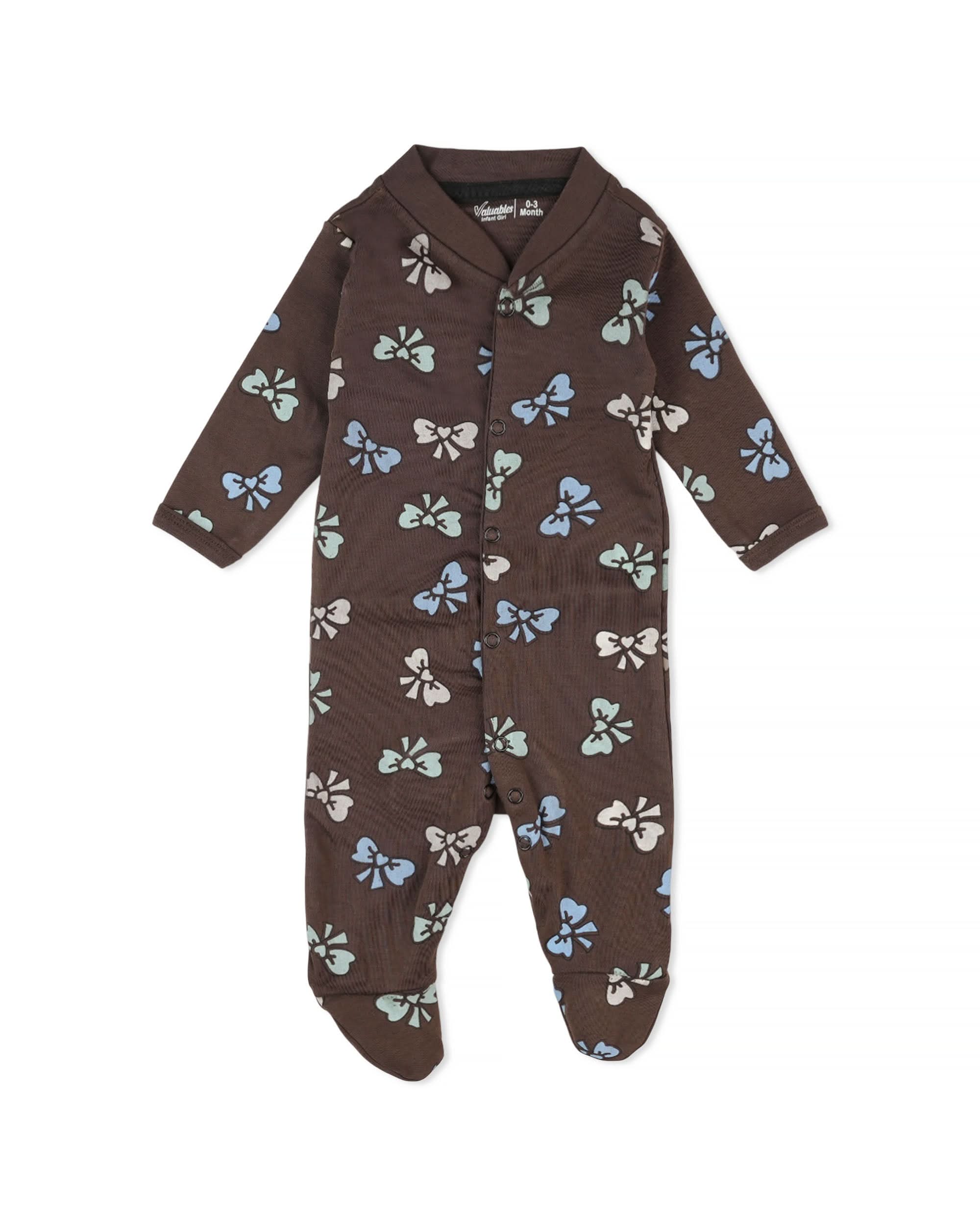 Valuables Newborn Girls Rompers Henley with Socks, Newborn Girls Rompers, Chase Value, Chase Value