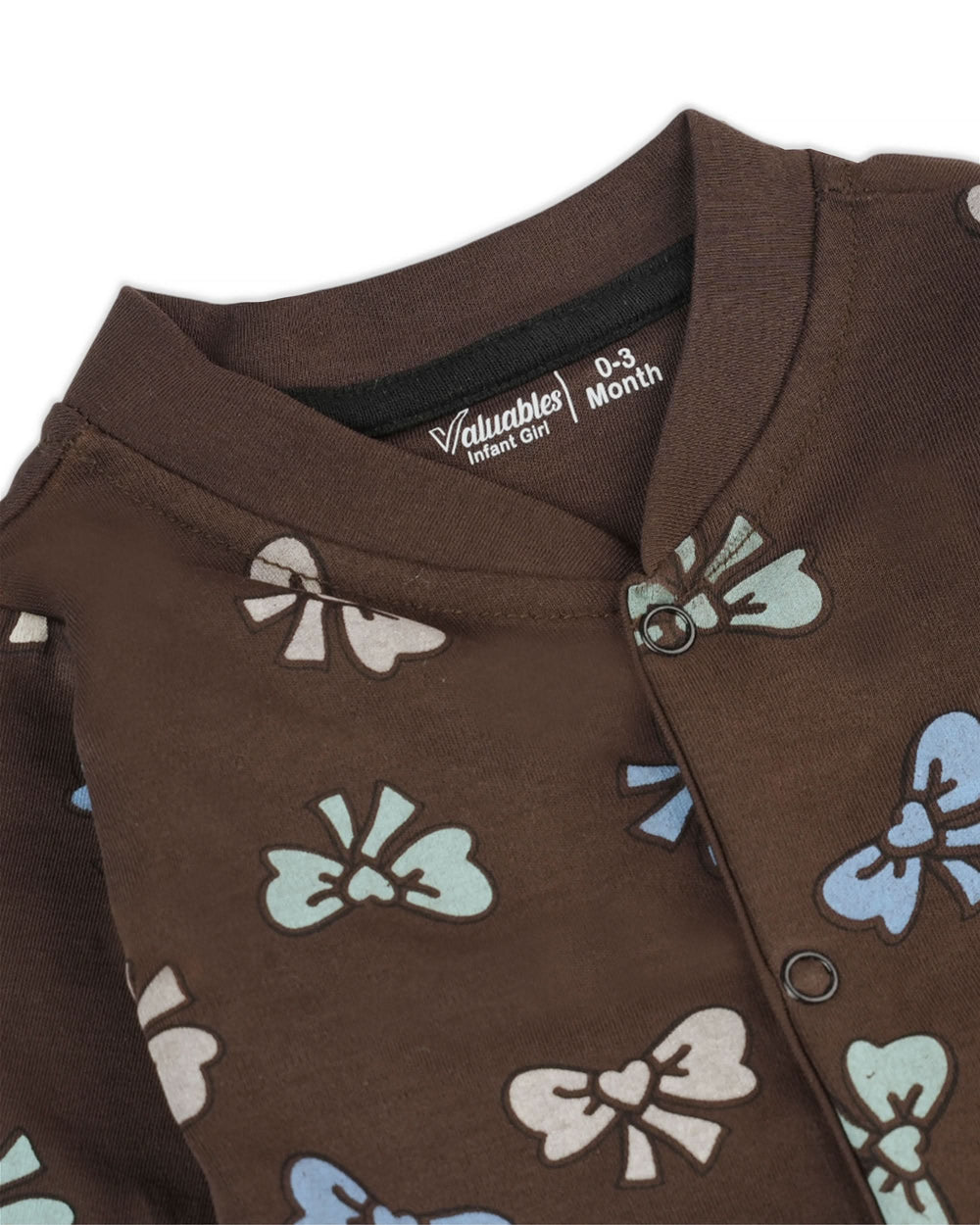 Valuables Newborn Girls Rompers Henley with Socks, Newborn Girls Rompers, Chase Value, Chase Value