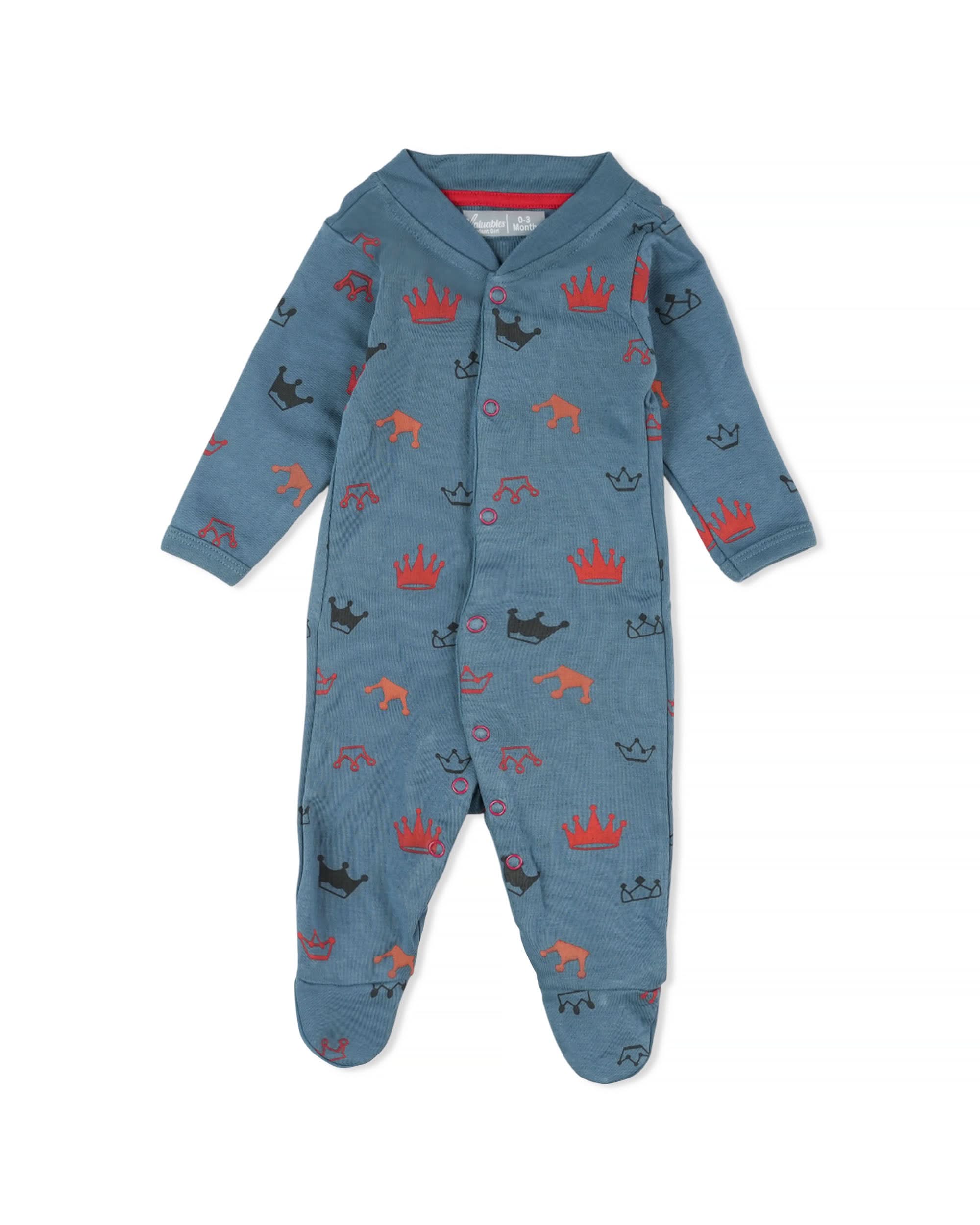 Valuables Newborn Girls Rompers Henley with Socks, Newborn Girls Rompers, Chase Value, Chase Value