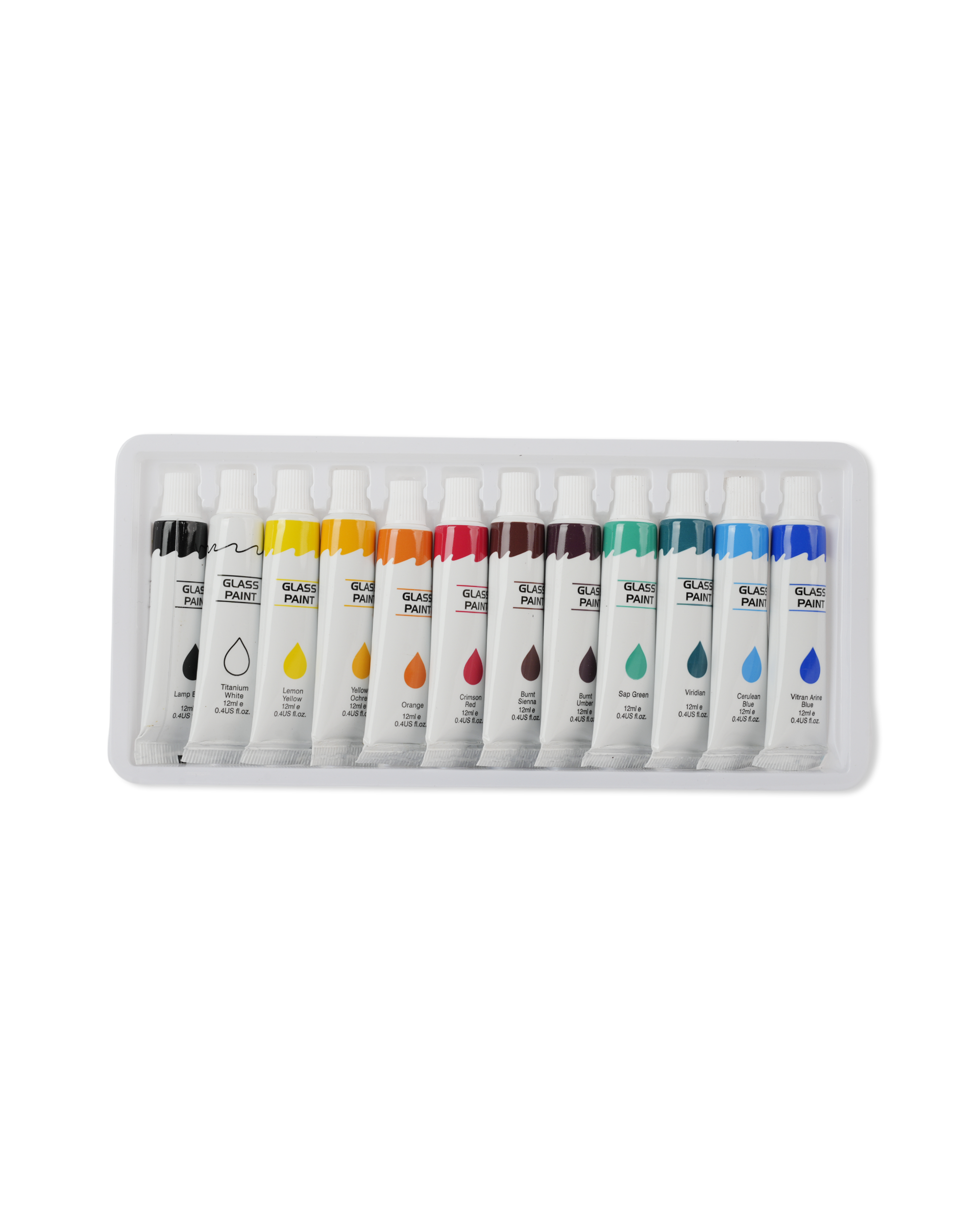 Glass Color Set – 12ml, Coloring Tools, Chase Value, Chase Value