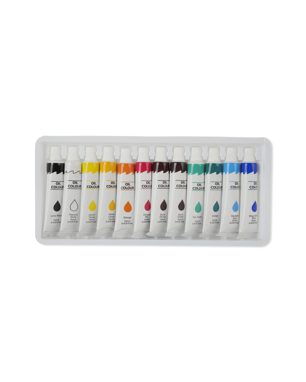 Oil Color Set – 12ml, Coloring Tools, Chase Value, Chase Value