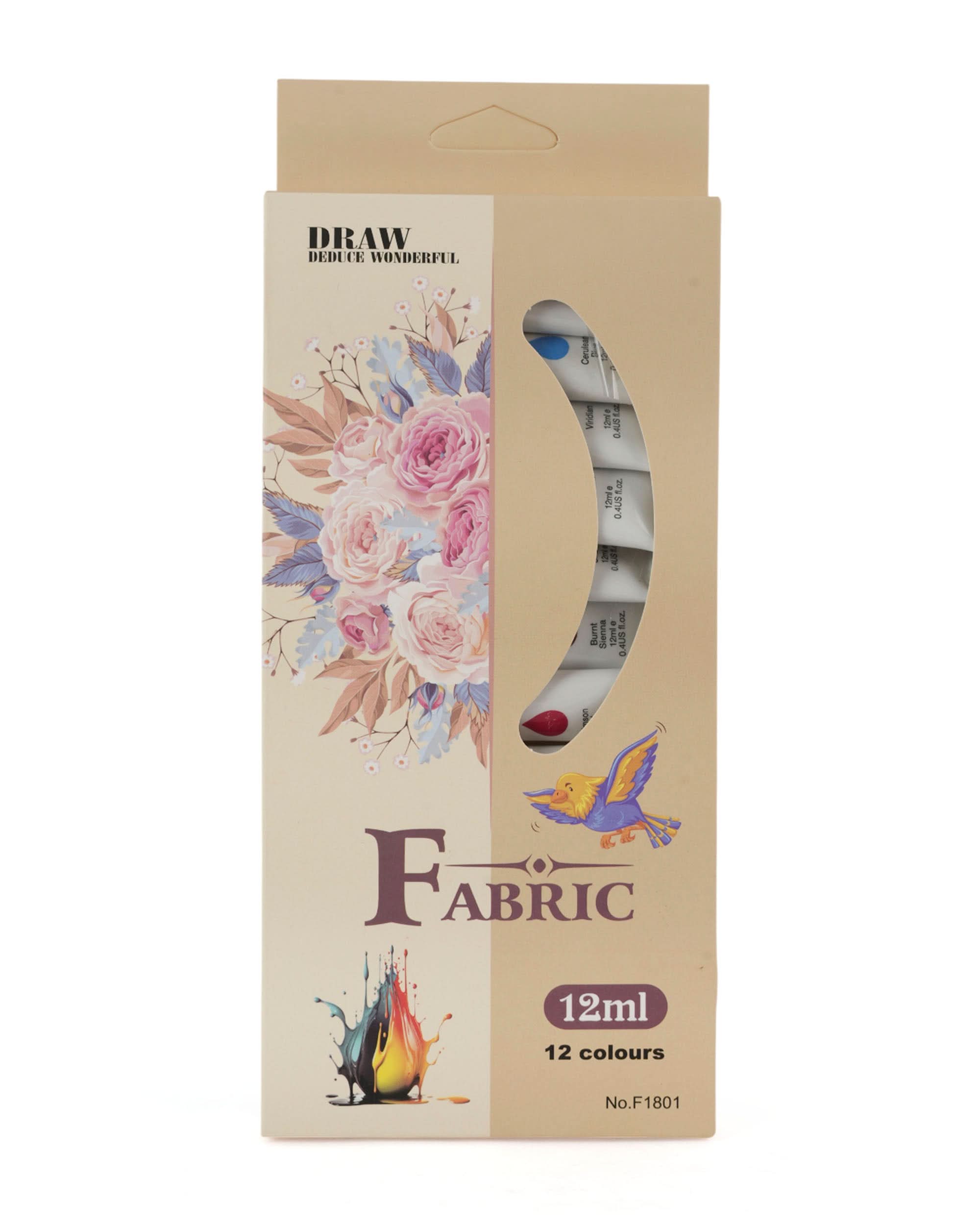 Fabric Color Set – 12ml, Coloring Tools, Chase Value, Chase Value