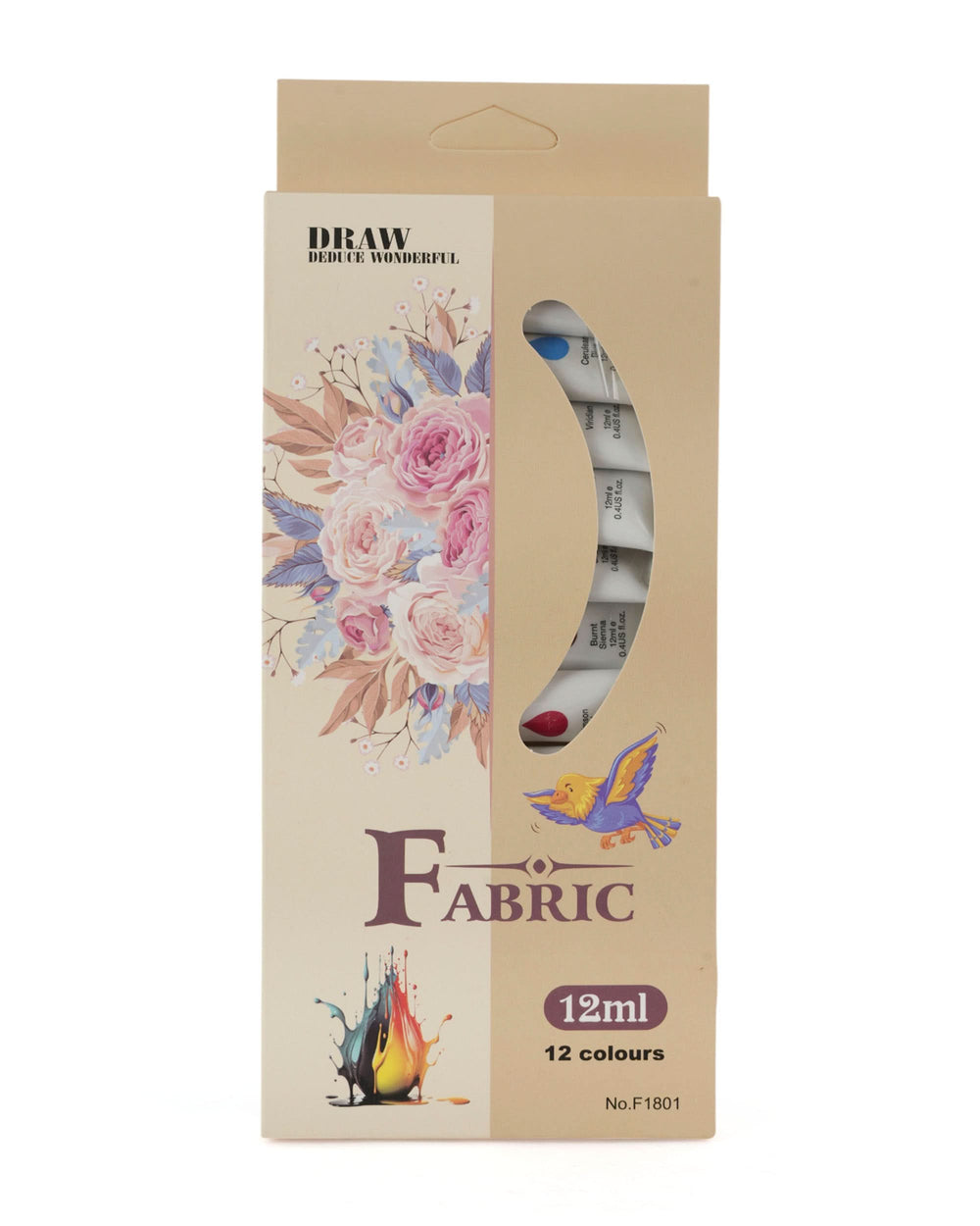 Fabric Color Set – 12ml, Coloring Tools, Chase Value, Chase Value