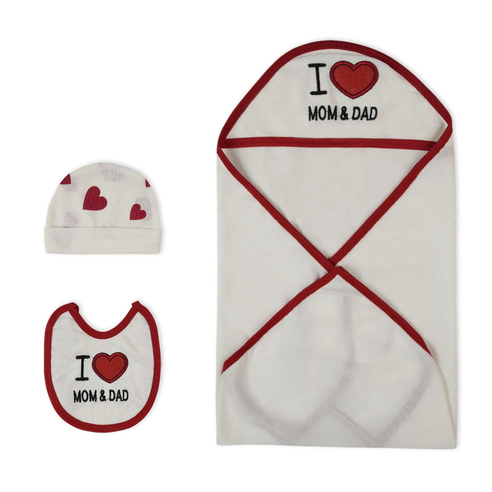 Newborn  5 Pcs Gift Set with Hanger, Newborn Gift Set, Chase Value, Chase Value