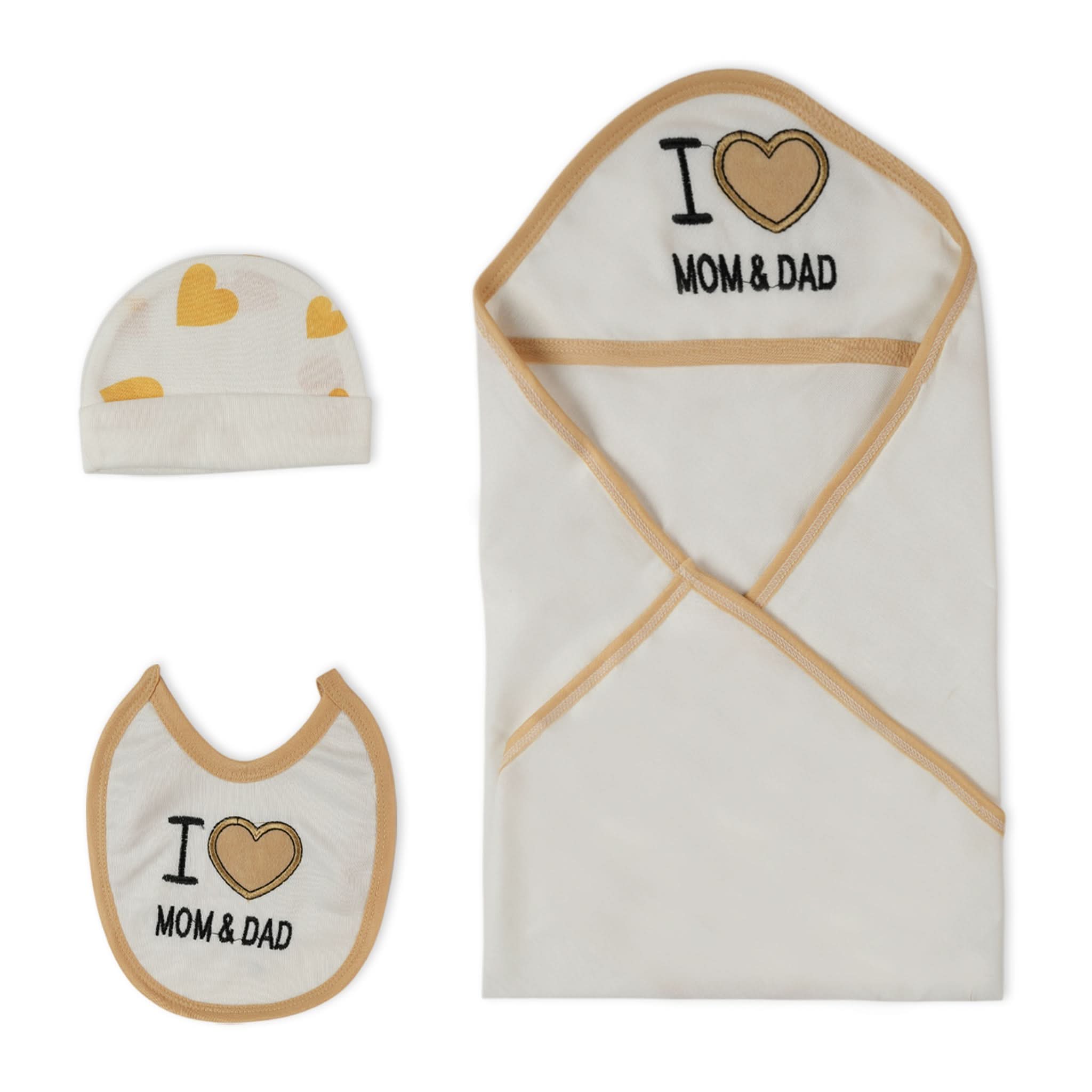 Newborn  5 Pcs Gift Set with Hanger, Newborn Gift Set, Chase Value, Chase Value