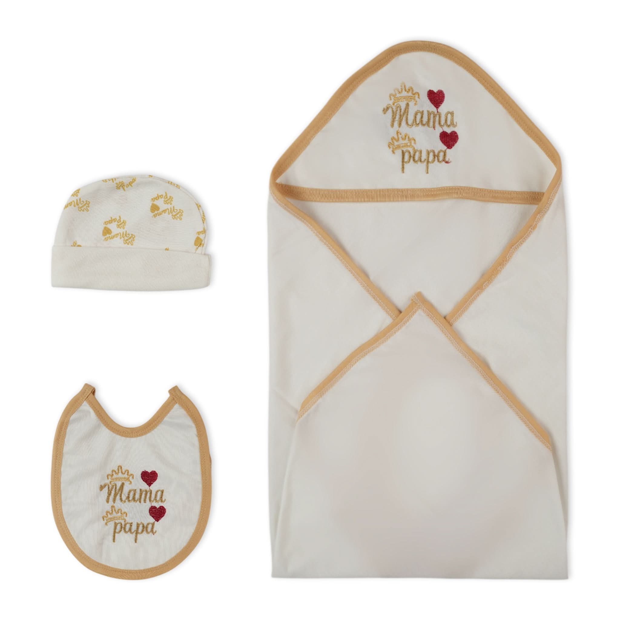Newborn  5 Pcs Gift Set with Hanger, Newborn Gift Set, Chase Value, Chase Value
