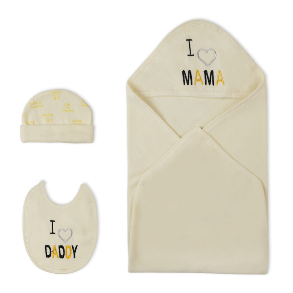 Newborn  5 Pcs Gift Set with Hanger, Newborn Gift Set, Chase Value, Chase Value