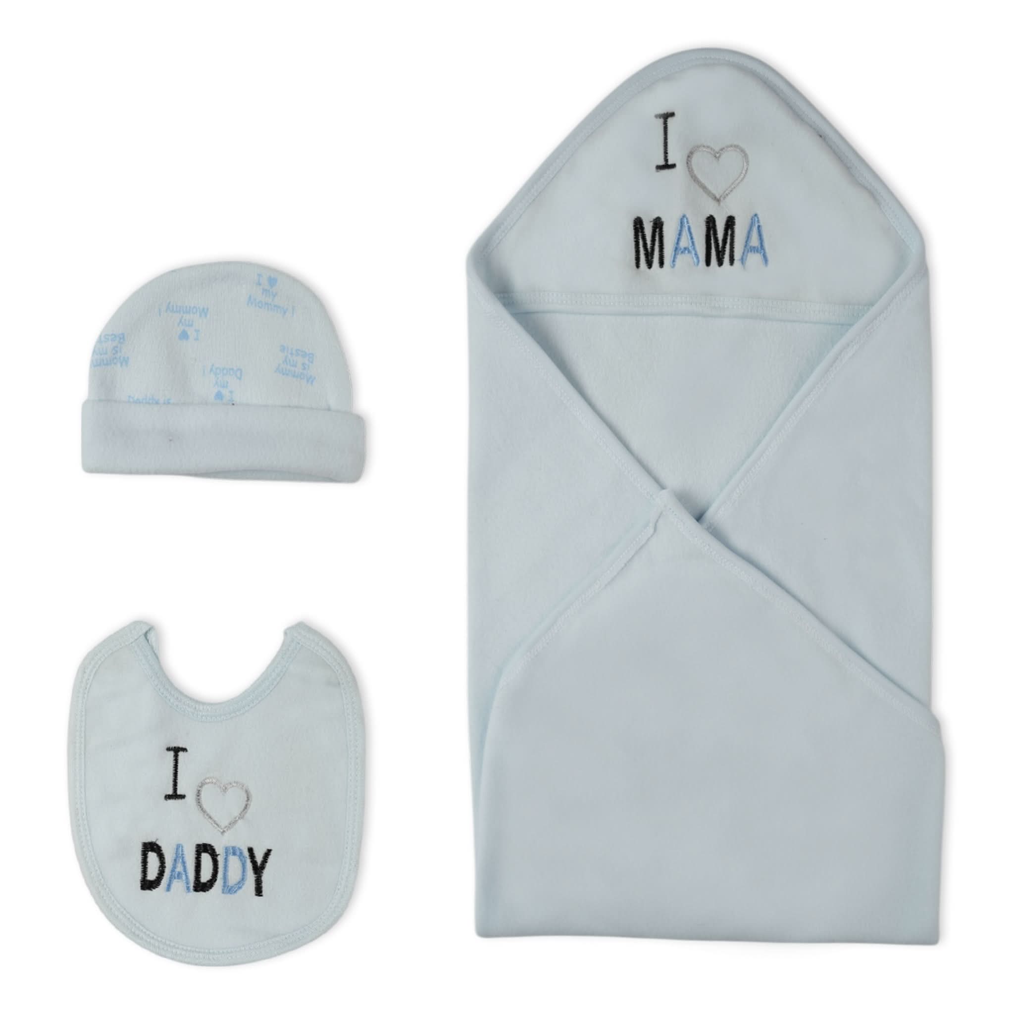 Newborn  5 Pcs Gift Set with Hanger, Newborn Gift Set, Chase Value, Chase Value