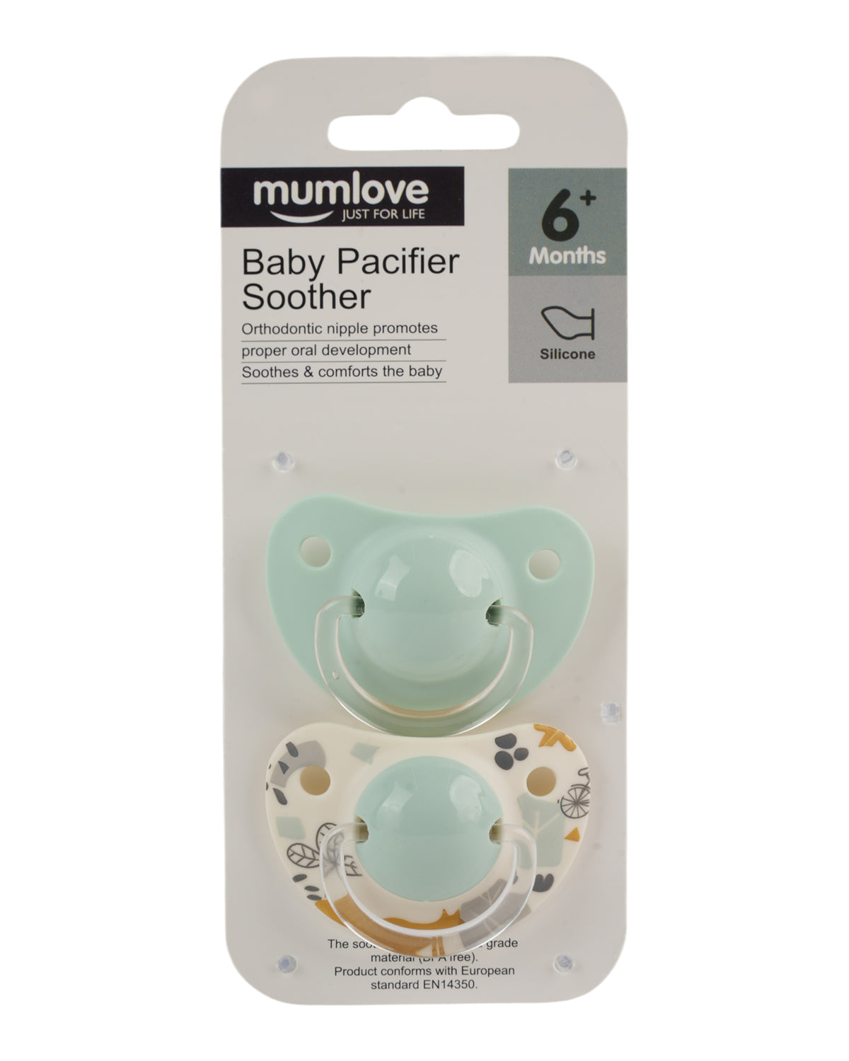 Mum Love Baby Pacifier Soother 2Pcs, Feeding Supplies, Mum love, Chase Value