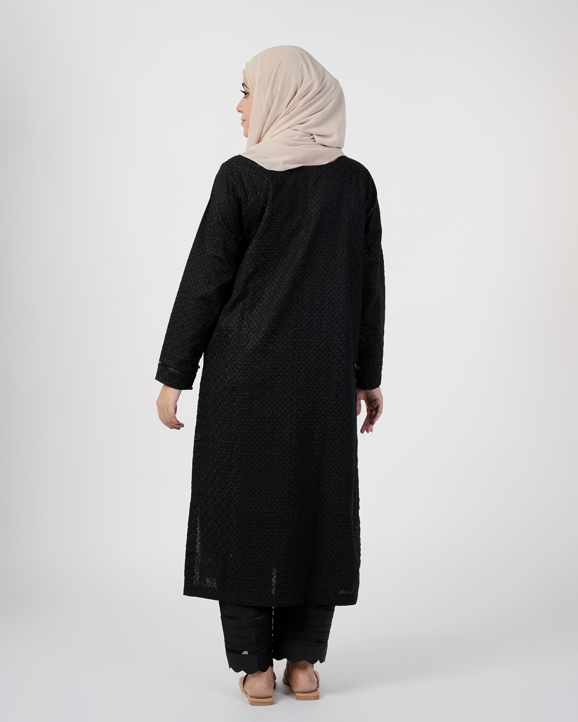 Eminent Women's Embroidered Kurti - Black, Women Ready Kurtis, Eminent, Chase Value