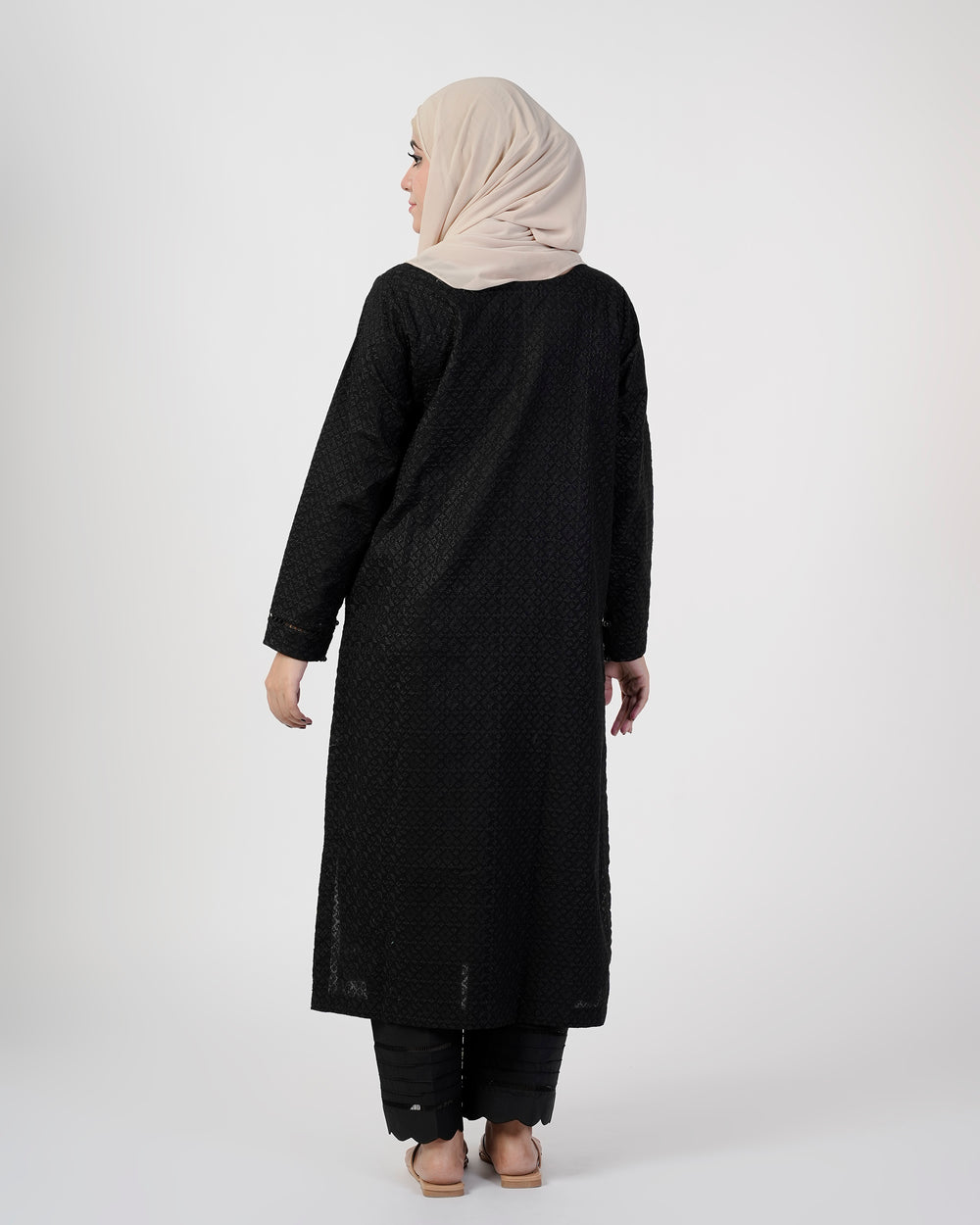 Eminent Women's Embroidered Kurti - Black, Women Ready Kurtis, Eminent, Chase Value