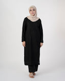 Eminent Women's Embroidered Kurti - Black, Women Ready Kurtis, Eminent, Chase Value