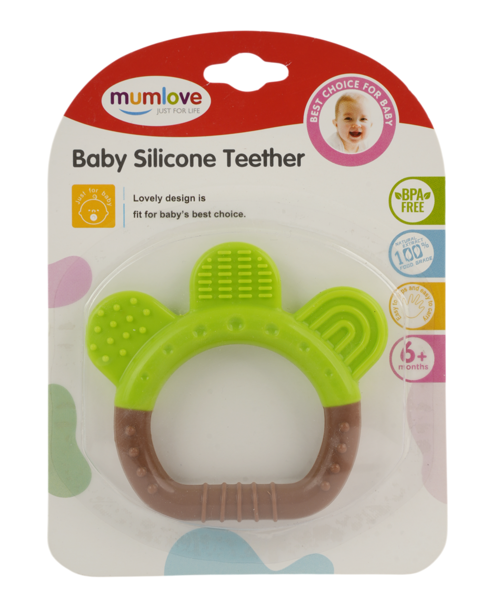 Mum Love Silicone Teether, Feeding Supplies, Mum love, Chase Value