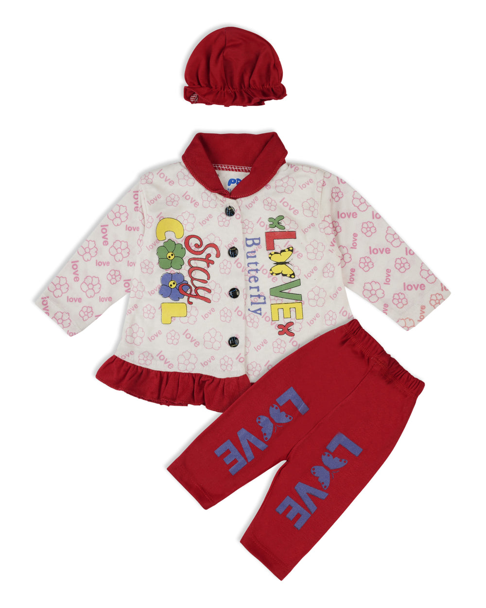 Newborn Girls’ Suit – Full Sleeves, Newborn Girls Sets & Suits, Chase Value, Chase Value