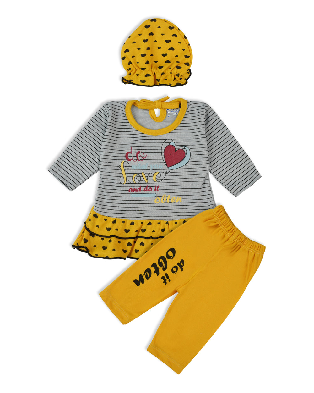 Newborn Girls’ Suit – Full Sleeves, Newborn Girls Sets & Suits, Chase Value, Chase Value