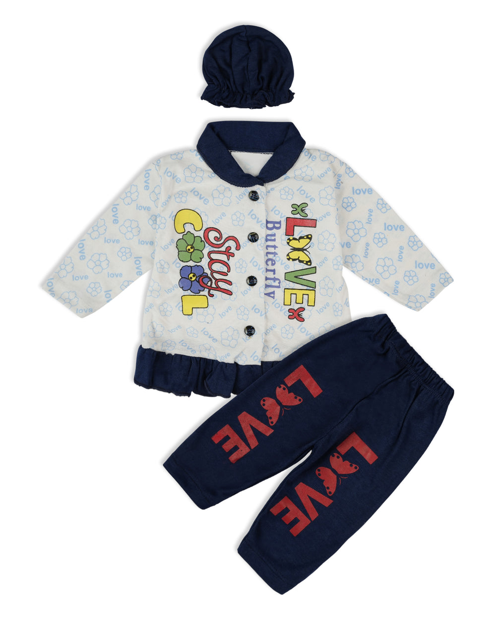 Newborn Girls’ Suit – Full Sleeves, Newborn Girls Sets & Suits, Chase Value, Chase Value