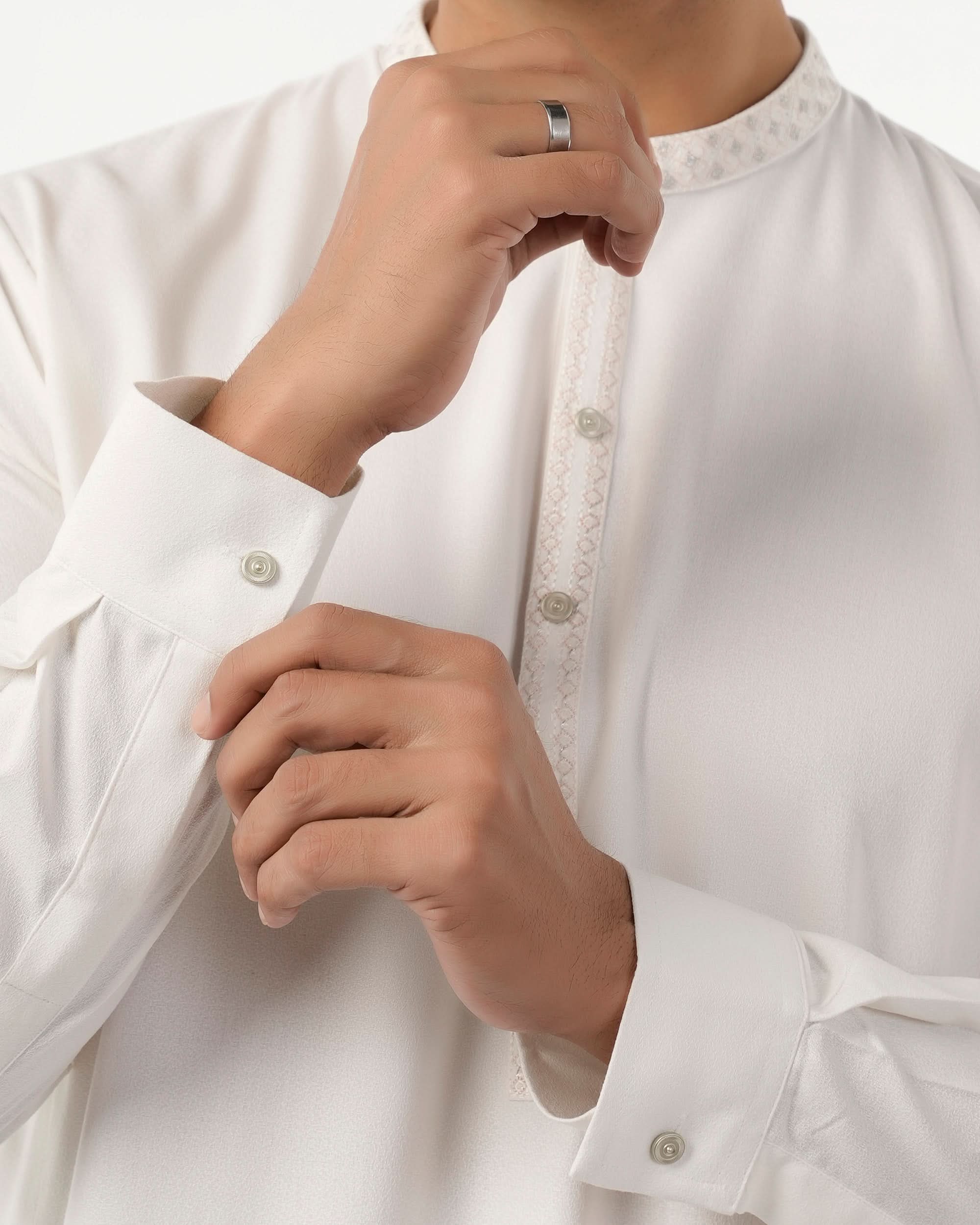 Eminent Men's Kurta Shalwar Suit - White, Men's Shalwar Kameez, Eminent, Chase Value
