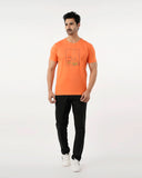 Eminent Men's Round Neck Half Sleeves Printed T-Shirt - Harvest Plum, Men's T-Shirts & Polos, Eminent, Chase Value