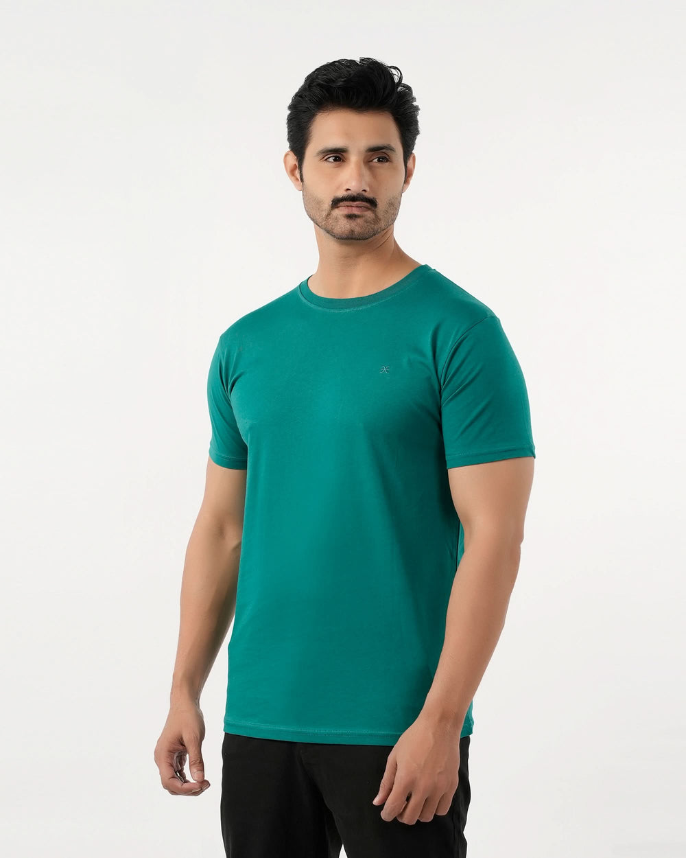 Eminent Men's Round Neck Half Sleeves T-Shirt - Forest Blue, Men's T-Shirts & Polos, Eminent, Chase Value