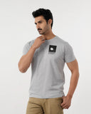 Eminent Men's Round Neck Half Sleeves Printed T-Shirt - Ash Grey, Men's T-Shirts & Polos, Eminent, Chase Value