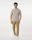 Eminent Men's Round Neck Half Sleeves Printed T-Shirt - Ash Grey, Men's T-Shirts & Polos, Eminent, Chase Value